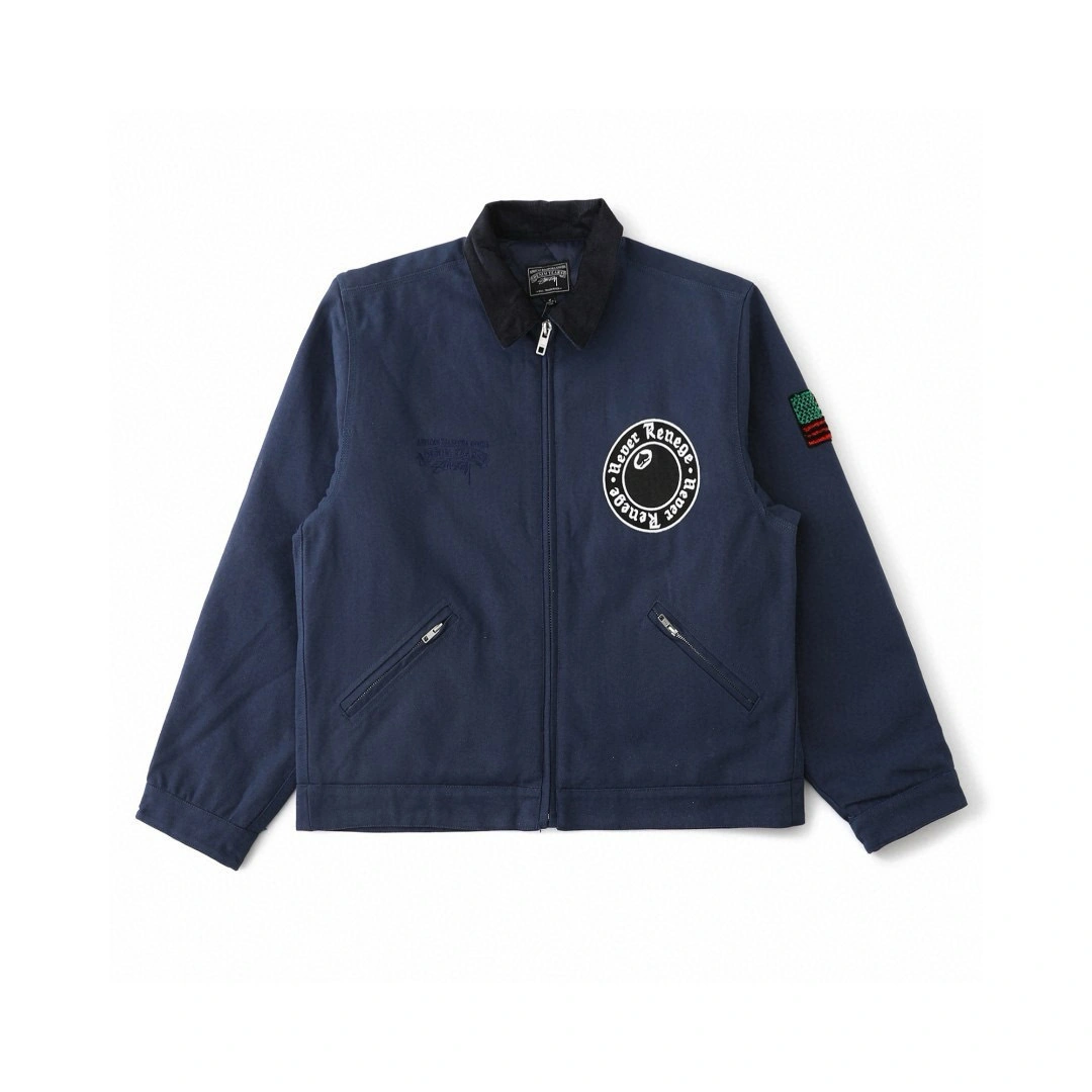 & wg.luxury-- St00 X Denim Tears 25SS Canvas Jacket embroidery item:E-F402E1517